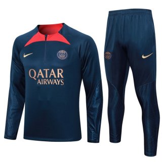 Sudadera De Training PSG 2024 Azul Rojo