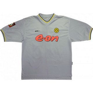 2ª Equipación Replica Camiseta Dortmund Retro 2000 Gris