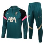 Sudadera De Training Liverpool 2022 Verde Negro Sudadera De Training Liverpool 2022 Verde Negro