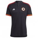 Tailandia Camiseta AS Roma 3ª Equipación 2023-2024 Negro