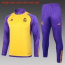 Ninos Sudadera De Training Real Madrid 2024-2025 Amarillo Purpura