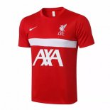 Camiseta Entrenamiento Liverpool 2021-2022 Rojo Blanco