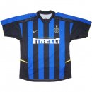 1ª Equipación Replica Camiseta Inter Milan Retro 2002 2003 Azul