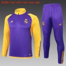 Ninos Sudadera De Training Real Madrid 2024-2025 Purpura Amarillo