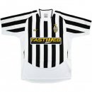 1ª Equipación Replica Camiseta Juventus Retro 2003 2004 Negro Blanco