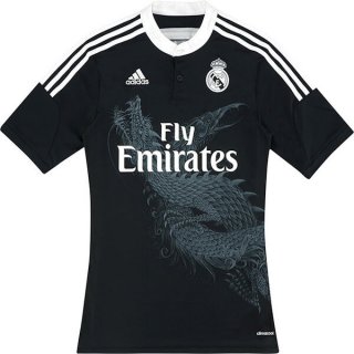 3ª Equipación Replica Camiseta Real Madrid Retro 2014 2015 Negro