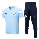 Entrenamiento Manchester City Conjunto Completo 2022-2023 Azul