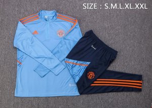 Sudadera De Training Manchester United 2023 Azul