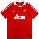 1ª Equipación Replica Camiseta Manchester United Retro 2010 2011 Rojo