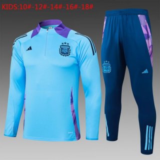 Niños Sudadera De Training Argentina 2024-2025 Azul 3