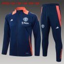 Niños Chandal Manchester United 2024-2025 Azul Naranja 3