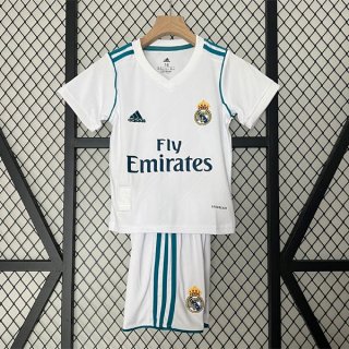 Camiseta Real Madrid 1ª Equipación Retro Niño 2017 2018