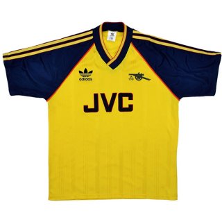 2ª Equipación Replica Camiseta Arsenal Retro 1988 1991 Amarillo