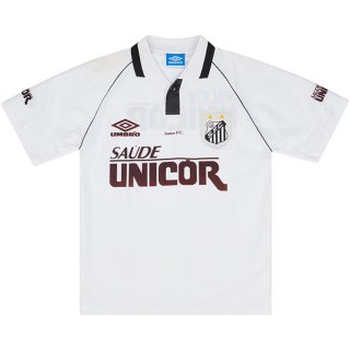 1ª Equipación Replica Camiseta Santos Retro 1997 Blanco