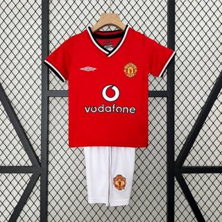 Camiseta Manchester United 1ª Equipación Niño Retro 2000 2001