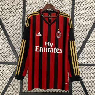 Tailandia Camiseta AC Milan 1ª Equipación ML Retro 2013 2014