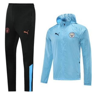 Rompevientos Manchester City Conjunto Completo 2021-2022 Azul Claro