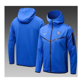 Chaqueta Con Capucha Inter Milan 2024-2025 Azul