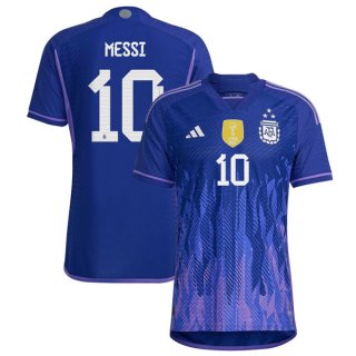 3 Estrellas Tailandia Camiseta Argentina 2ª Equipación Messi 2022-2023