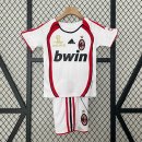 Camiseta AC Milan 2ª Equipación Retro Niño 2006 2007