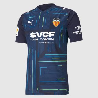 Replica Camiseta Valencia Portero 2021-2022 Azul