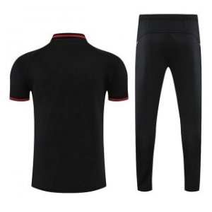 Polo Manchester United Conjunto Completo 2022-2023 Negro