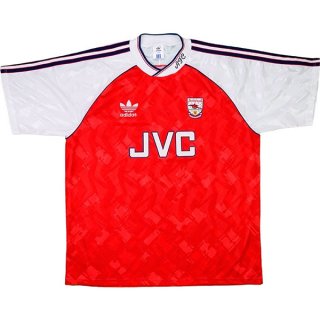 1ª Equipación Replica Camiseta Arsenal Retro 1990 1992 Rojo