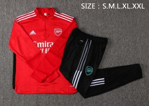 Sudadera De Training Arsenal 2022 Rojo Negro