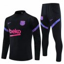 Chandal Barcelona 2021-2022 Negro Purpura