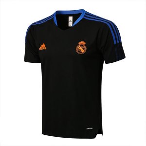 Camiseta Entrenamiento Real Madrid Conjunto Completo 2022 Negro Azul