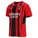 1ª Equipación Replica Camiseta AC Milan 2021-2022 Rojo