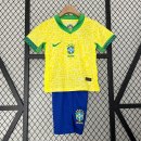 Camiseta Brasil 1ª Equipación Niño 2024