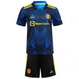 3ª Equipación Camiseta Manchester United Niño 2021-2022