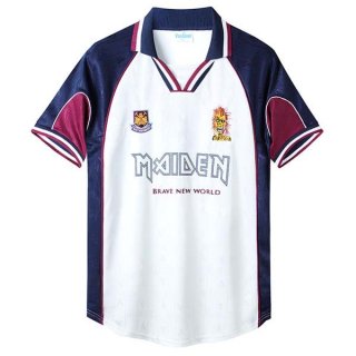 Replica Camiseta Iron Maiden x West Ham Retro 2ª Equipación 1999/2001