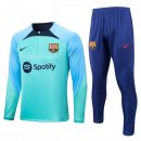 Sudadera De Training Barcelona 2022-2023 Verde Azul