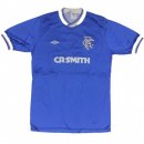 1ª Equipación Replica Camiseta Rangers Retro 1984 1987 Azul