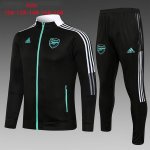 Niños Chandal Arsenal 2023 Negro Verde Niños Chandal Arsenal 2023 Negro Verde