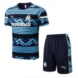 Camiseta Entrenamiento Marsella Conjunto Completo 2022-2023 Azul