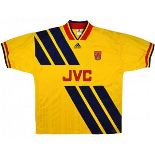 2ª Equipación Replica Camiseta Arsenal Retro 1993 1994 Amarillo