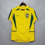 Tailandia Camiseta Brasil 1ª Equipación Retro 2002