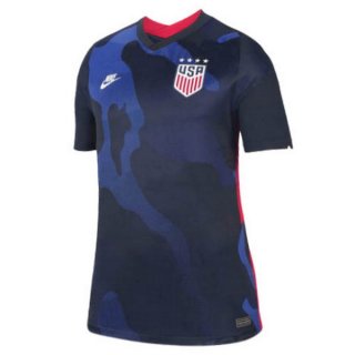 2ª Equipación Camiseta Estados Unidos Mujer 2020 Azul