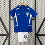 Camiseta Brasil 2ª Equipación Niño Retro 2002