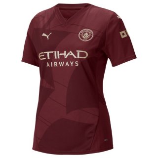 Camiseta Manchester City 3ª Equipación Mujer 2024-2025