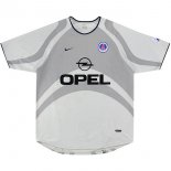 2ª Equipación Replica Camiseta Paris Saint Germain Retro 2001 Gris