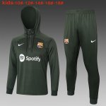 Ninos Sudadera Con Capucha Barcelona 2024 Verde 2 Ninos Sudadera Con Capucha Barcelona 2024 Verde 2