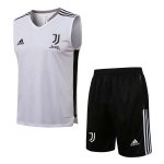 Camiseta Juventus Sin Mangas Conjunto Completo 2022 Blanco Negro Camiseta Juventus Sin Mangas Conjunto Completo 2022 Blanco Negro