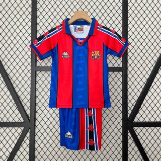 Camiseta Barcelona 1ª Equipación Niño Retro 1995 1997