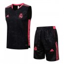 Camiseta Real Madrid Sin Mangas Conjunto Completo 2022 Negro