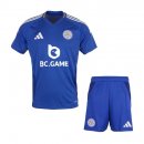 Camiseta Leicester City 1ª Equipación Niño 2024-2025