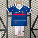 Camiseta Francia 1ª Equipación Retro Niño 1998